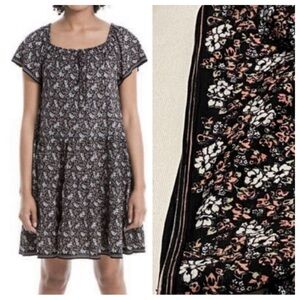 Max Studio Floral Ditsy Dress Black 16509